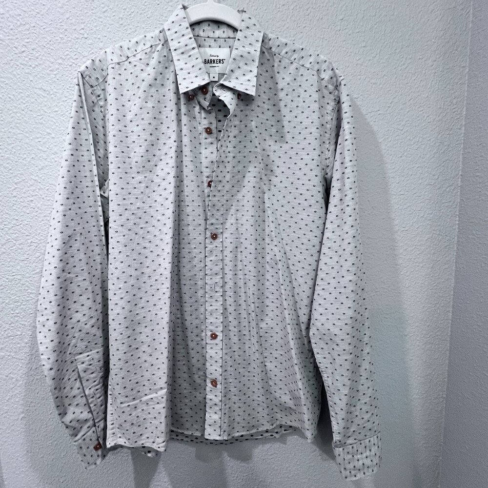 NEW BARKERS Men's Dress shirt